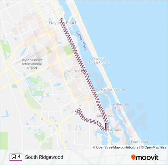 4 Bus Line Map
