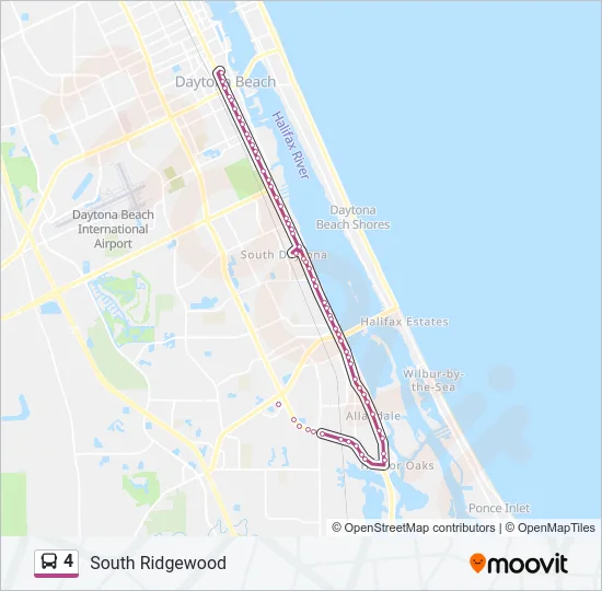 4 Bus Line Map