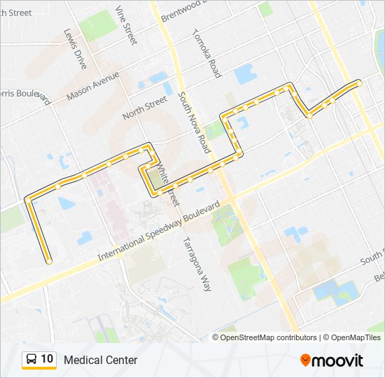 10 bus Line Map