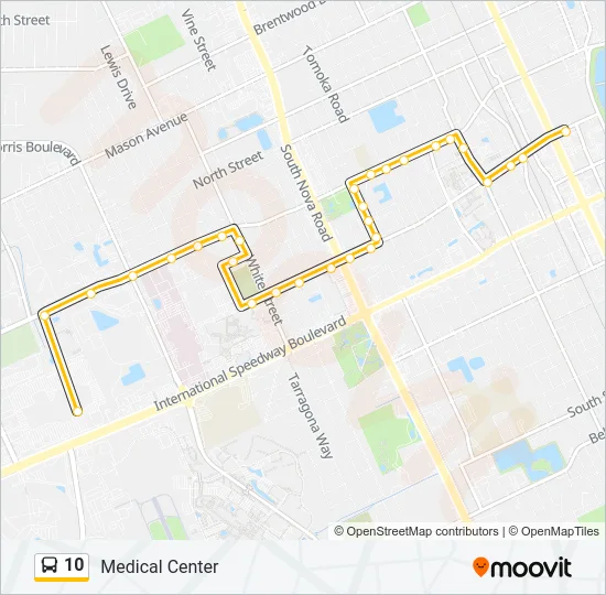 10 Bus Line Map