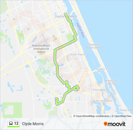 12 Bus Line Map