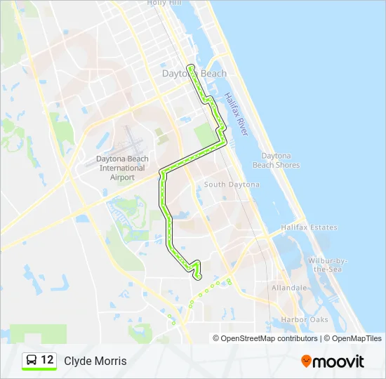 12 Bus Line Map