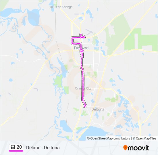 Mapa de 20 de autobús