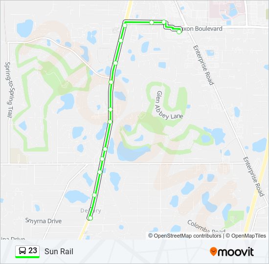 23 Route: Schedules, Stops & Maps - Sun Rail (Updated)