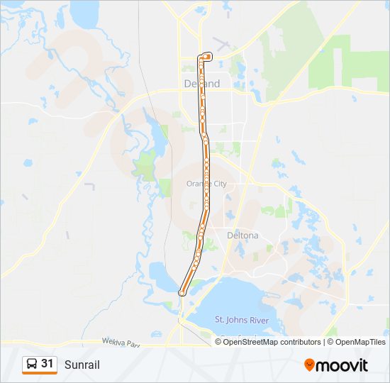 31 bus Line Map