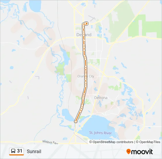 31 Bus Line Map