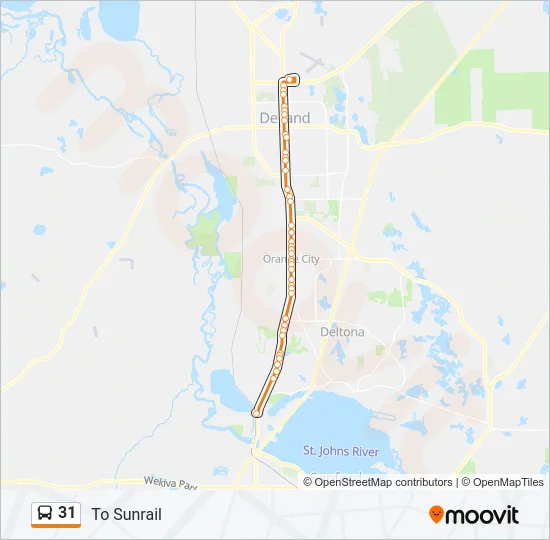 31 Bus Line Map