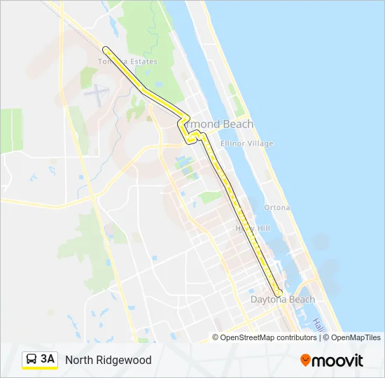 3A Bus Line Map