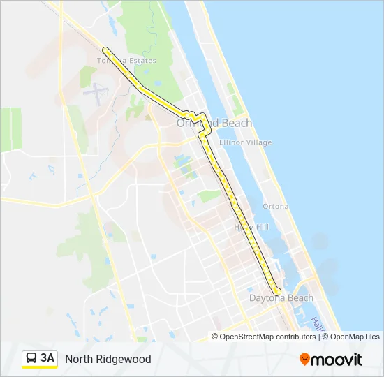 3A Bus Line Map