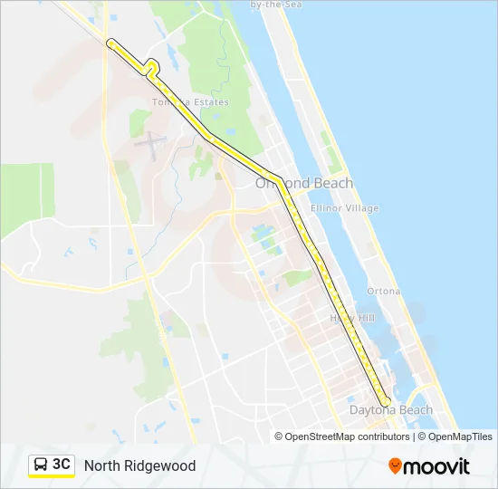 3C Bus Line Map