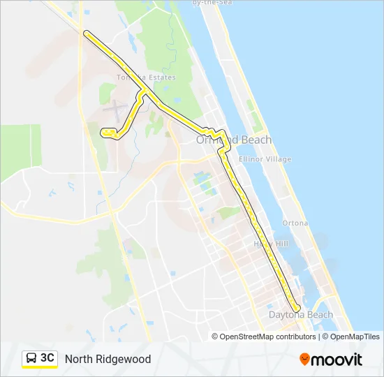 3C Bus Line Map