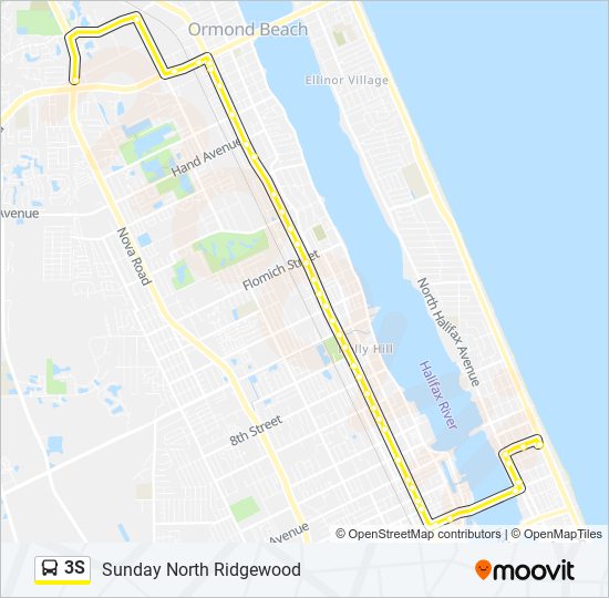 Mapa de 3S de autobús