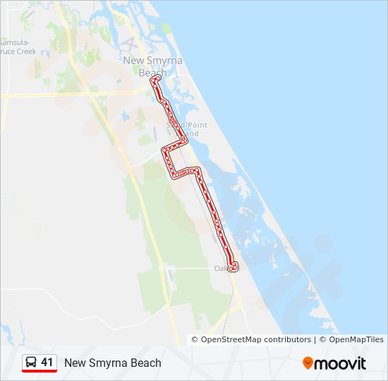 41 Route Schedules Stops Maps New Smyrna Beach Updated