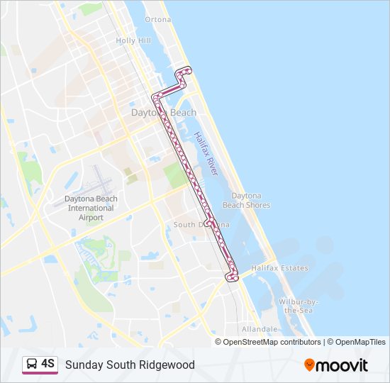 4S bus Line Map