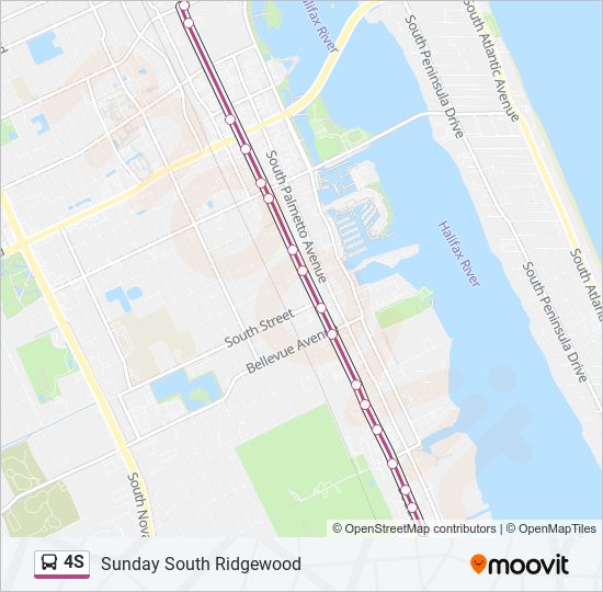 Mapa de 4S de autobús