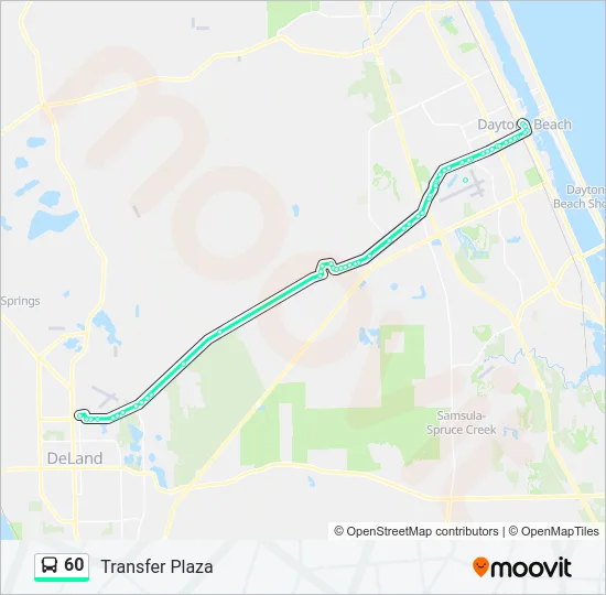 60 Bus Line Map