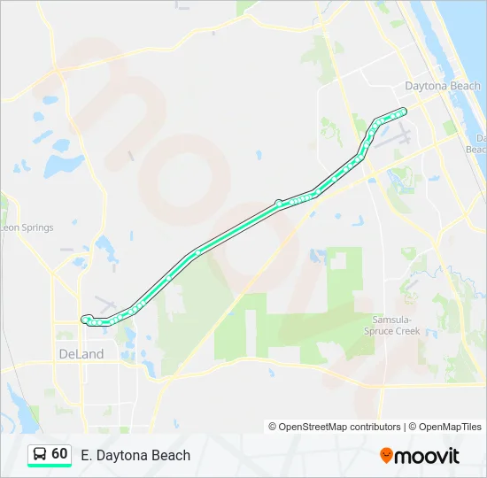 60 Bus Line Map
