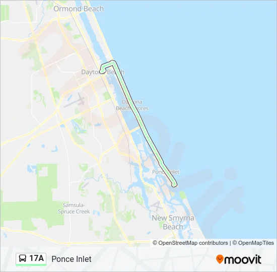 17A Bus Line Map