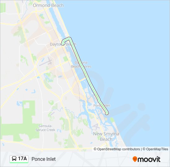 Mapa de 17A de autobús