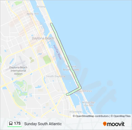 17S Bus Line Map