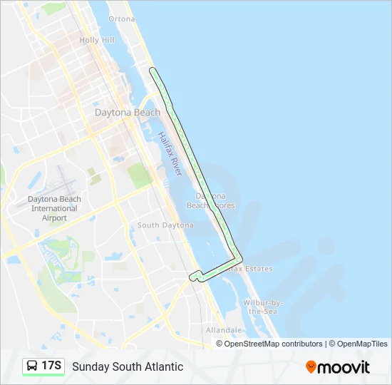 17S Bus Line Map