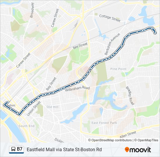 B7 Route Schedules Stops Maps Walmart Via State Boston Rd Updated 