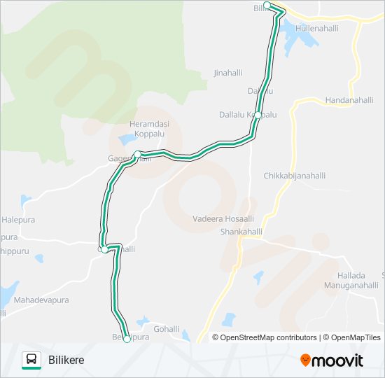 265BK bus Line Map