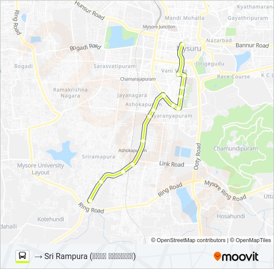 2 Bus Line Map