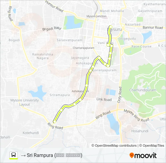 2 Bus Line Map