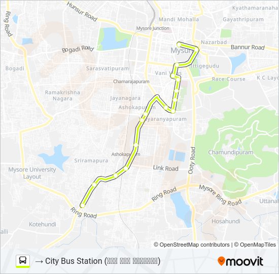 2 Bus Line Map