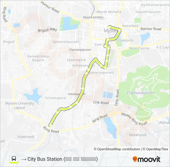 2 Bus Line Map