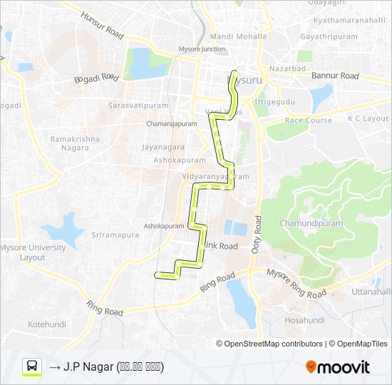 11 Bus Line Map