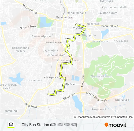 11 Bus Line Map