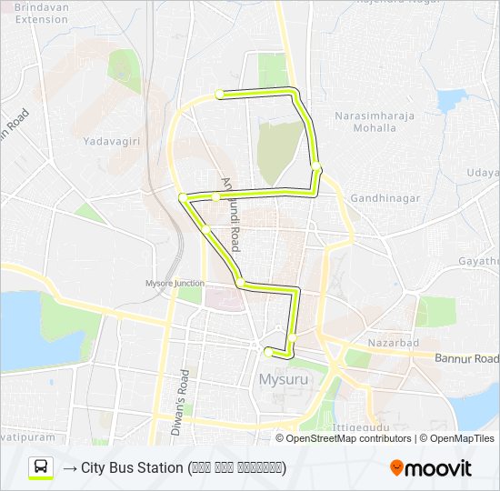 1G bus Line Map