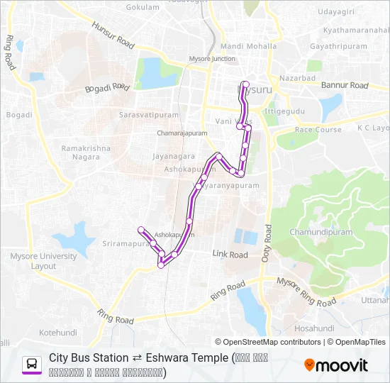 2A Bus Line Map