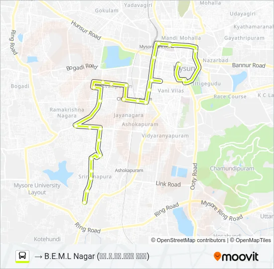 2R Bus Line Map