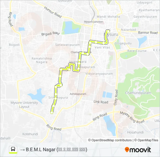 53 Bus Line Map