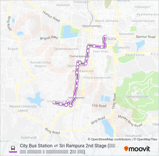 60 Bus Line Map