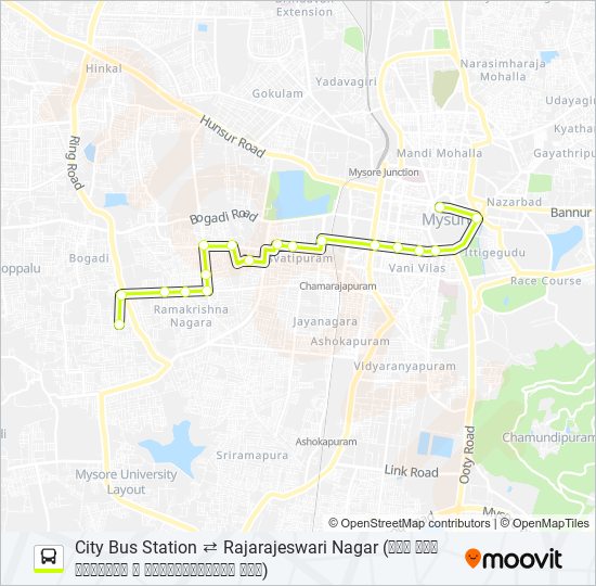 69 bus Line Map