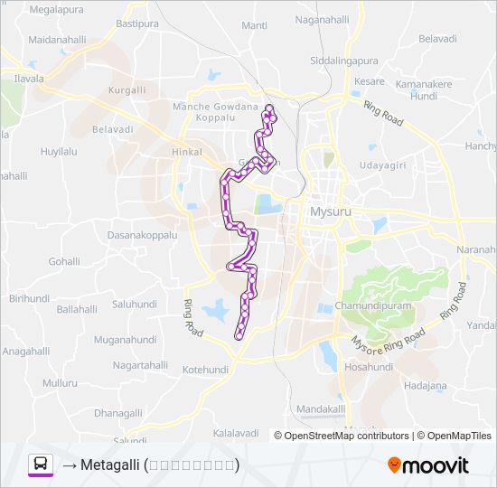 72 Bus Line Map