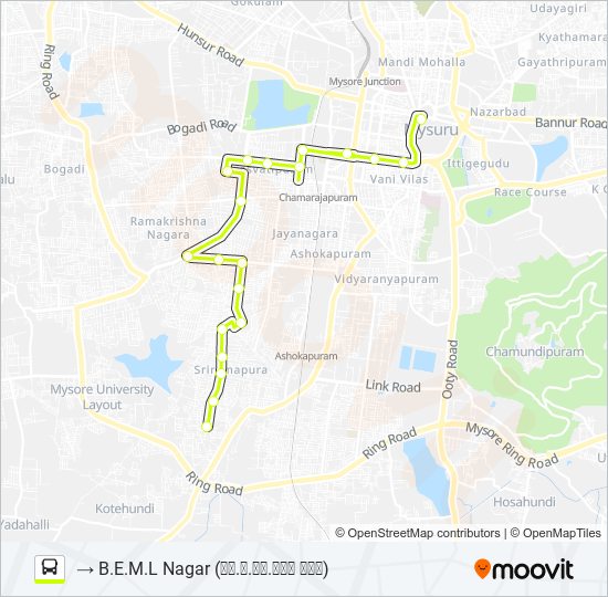 73 bus Line Map