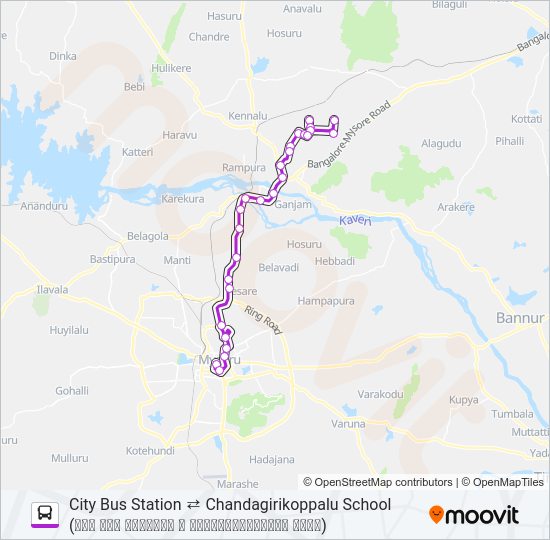 75 Bus Line Map