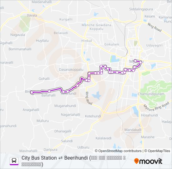 91 Bus Line Map