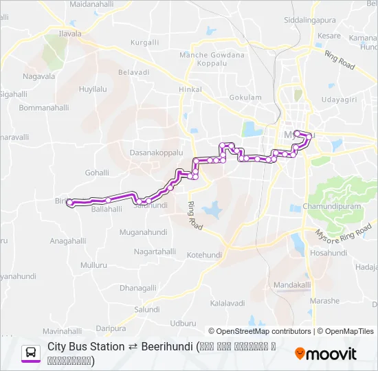 91 Bus Line Map
