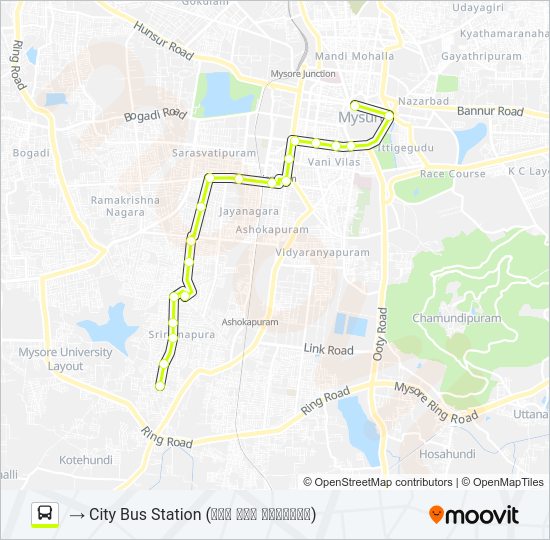 94 Bus Line Map