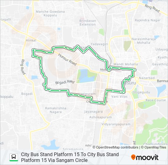 95 Bus Line Map