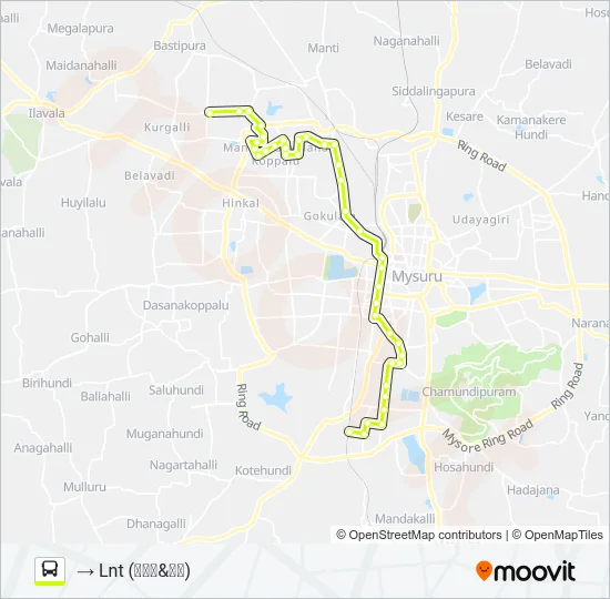10A Bus Line Map