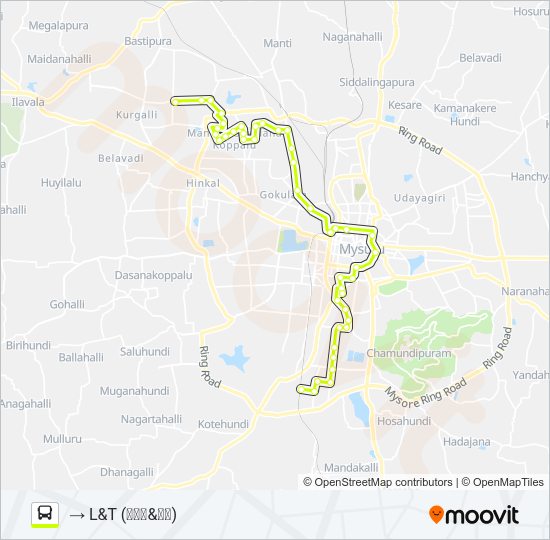 10C Bus Line Map