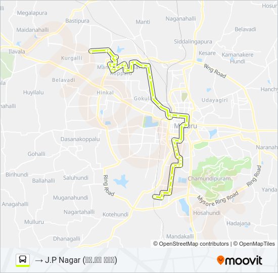 10C Bus Line Map