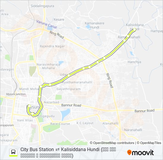 110 bus Line Map